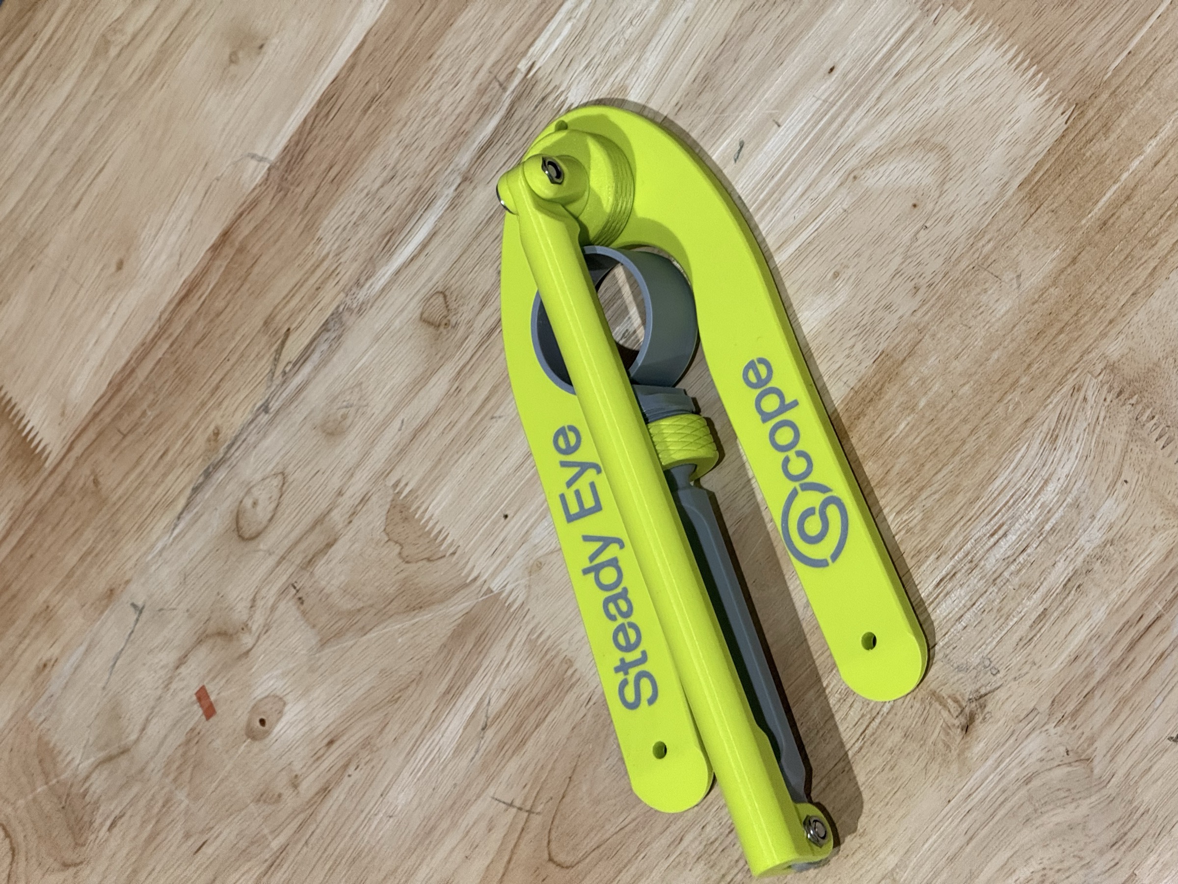 SteadyEyeScope folded for transport