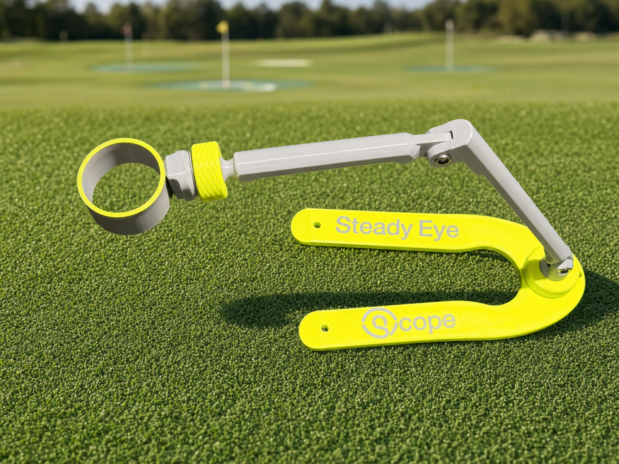 SteadyEyeScope instrument deployed on a driving range